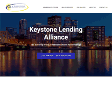 Tablet Screenshot of keystonelendingalliance.com